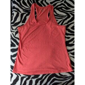 Athletic Essentials Women Coral Pink Size Medium Active Tank Top
